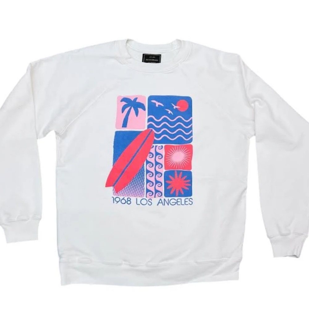 NWOT Free People x Original Retrobrand 1968 Surf Legacy Crewneck Sweatshirt